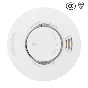 Czujka dymu AC z baterią 9V