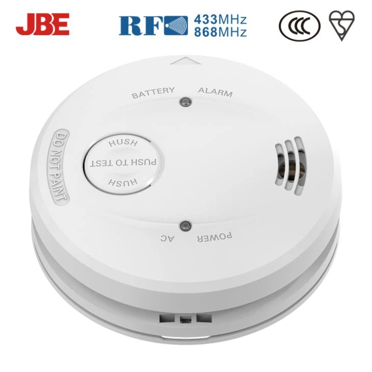 Przewodowa, bezprzewodowa czujka dymu